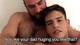 Latin teen counterfeit son shares counterfeit dad relative to boyfriend trinity - walter, tommy