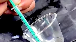 Eddie danger tests his sperm fertility cum bringing off
