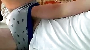 Horse feathers boucing while masturbating