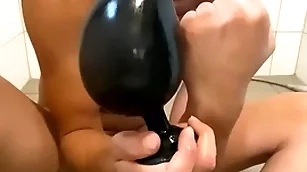 Young man datoy xxxl pumper plug extreme anal