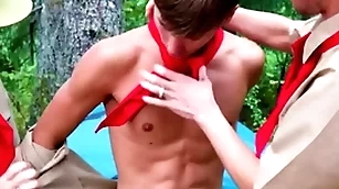 Hot supply twink boy scout fucked by scout leaders outdoors -  cyrus stark. colton mckeon, greg mckeon
