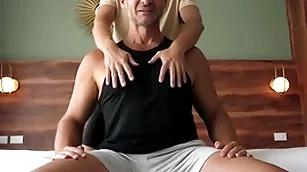 'i never cum with my wife' married daddy sandals is disturbed to shrink from milked by skeletal twink