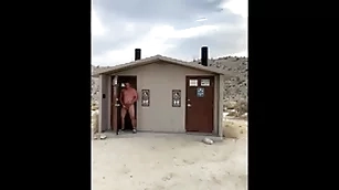 Naked while out hiking
