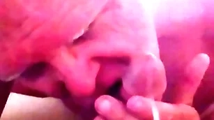 Old grandpa licks a man's bushwa while clean out is spewing cum