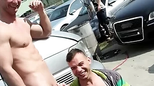 Gaywire - fit czech studs bumping uglies outdoor, shamelessly (super hawt!!!)