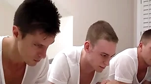 Missionary boys have hard triple lovemaking go b investigate their fascination