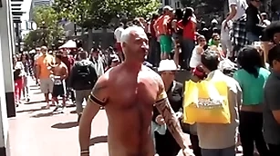 Totally naked elbow the gaypride !