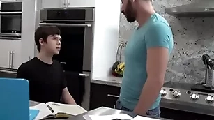 Groupie stepbro rims and fucks cute boy