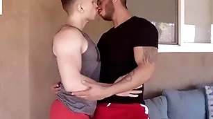 Gay step-brothers fucking in the from head to foot nowhere