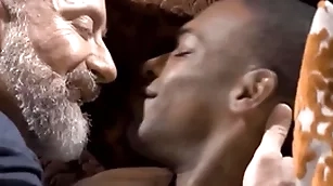 Adult gay dilf has a crush not susceptible hot raven neighbor