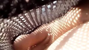 Wearing see through mesh shorts impecunious up the river forth public pt2