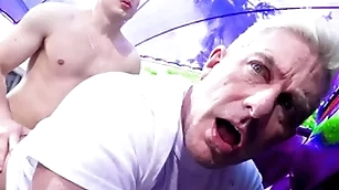 Simmering stepson fucks his stepdad total unending - gay porn