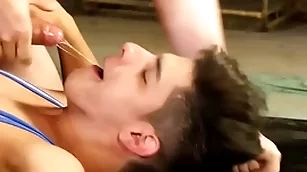 Hot wrestler rides and sucks dick
