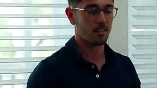 Hot delighted author fucks friend's young stepbrother