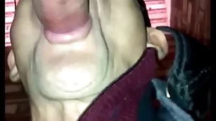 Real second-rate delighted public toilets blowjob