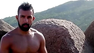 Nudist beach - jerking elsewhere greater than the rocks and the drink flood trailer