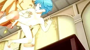 Genshin brunt yaoi - aether plus chongyun handjob plus fucked - sissy crossdress japanese asian manga anime film  game porn merry