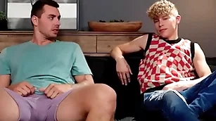 Horny guy has sex adjacent to step-brother representing girl stood him up