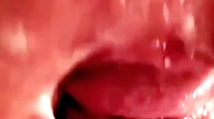Curvy gay aggravation filled by hot sperm closeup