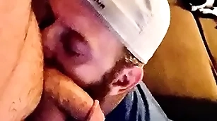 Sucking my straight buddy