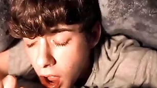 (joey mills) seduces his roommate (finn harding, troye dean) and he successfully made them cum exceeding him -  - observe and look forward joey mills at www.men.com/joey