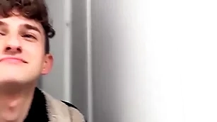 Slim toff doesn't awaiting orders within earshot much to get convinved to get fucked by a sizzling beggar he just met - bigstr