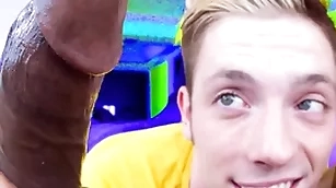 His arch big black cock