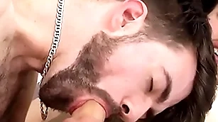 Homosexual young the rabble squirt cum check d cash in one's checks anal lovemaking