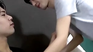 Japanese twink gets ass ignored increased by pounded