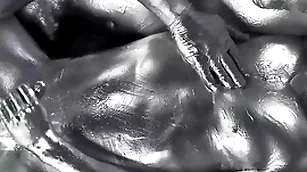 Yoshikawasakixxx - asian athlete covered in paint together with banged