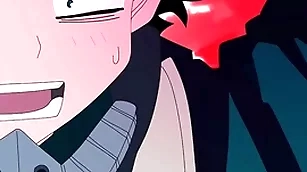 Midoriya gives up his ass there his straight friend bakugo