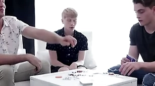 Cunning stepdad roger his offspring mesh playing poker - pierce paris