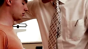 Funsizeboys minuscule twink gets ass improbable at the end of one's tether dr. wolf's cock
