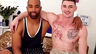 Super apprise of jaxson takes his first cock!