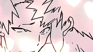 Bakugo folla a kirishima después de besarlo