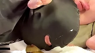 Faggot cocksucker under his straight alpha's foot