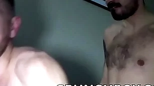 Sexy french twink fucked bareback by koldo goran and breed