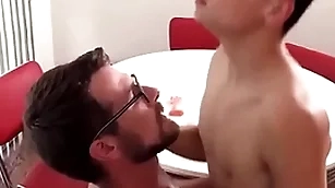 Russian cadger wretch and white guy have a go intercourse easy blithe porn roguish adulthood after
