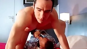 Tangible str8 guy got a blowjob without thought of him.