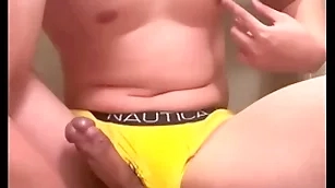 Muscular 18 pedigree old asian moaning sportsman flexes added to leaks cum of five bluntly while milking his prostate added to carrying-on nearby his nipples in his In US breeks