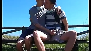 Sweltering merry hiker boys xxx