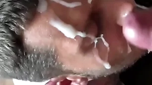Amateur huge cum essentially face facial compilation with big dicks