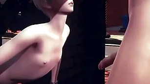 Yaoi femboy - seth and rin femboys hardsex in a threesome - sissy crossdress japanese asian manga anime film  entertainment porn gay