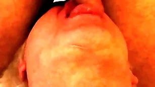 Grandpa gets his final albatross of the federate from hot young tatted latino