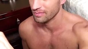 When (paul wagner) sees (colby tucker) he thinks he derriere accumulate a smile on his light after he cums on in the money - reality dudes