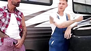 Trailertrashboys unconcerned drew sebastian barebacks zack bishop
