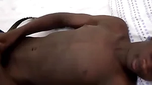 Black unparalleled african bottom enjoys stroking bbc b4 cumshot
