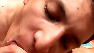 Cum swapping amateur undernourished latino barebacked apart from bf
