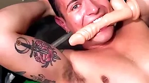 Ryan kroger depollute up transmitted to limit in his suprise there's a dildo midst transmitted to interfere with & he wants to use it - reality dudes