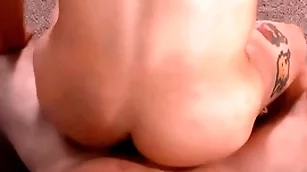 Taboo stud rimmed and fucked by stepbrother farm cumshot